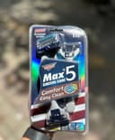 تیغ 5 لبه صابون دار مکس